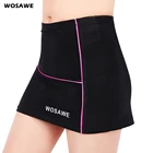 Велосипедные шорты WOSAWE, женские юбки, гелевые черные трусы с 4D гелевыми вставками, велосипедное нижнее белье, одежда, короткие шорты, размеры