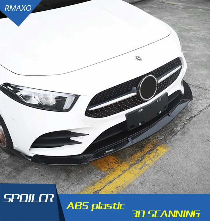 Задний спойлер для Mercedes Benz W177 2019 2020 A200 A180 A250 ABS задний бампер диффузор