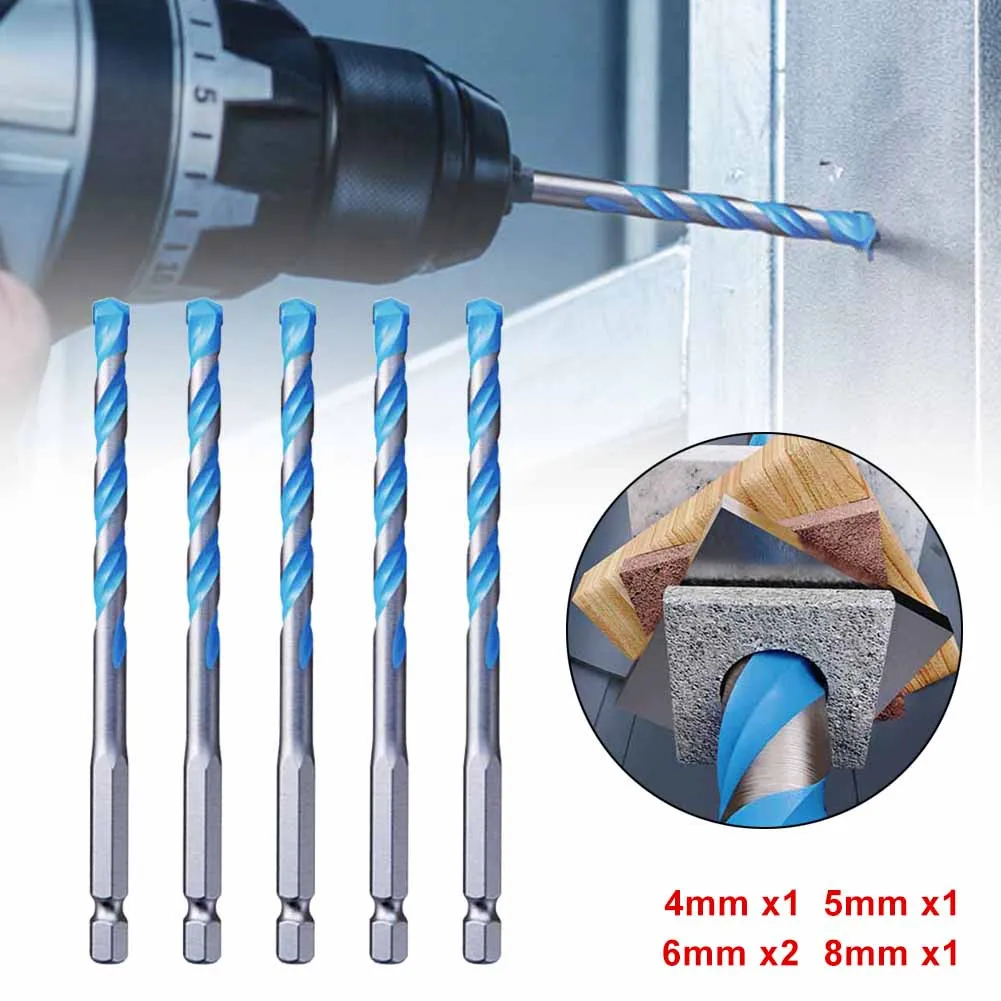 

Construction Drill Bit Multi-functional Bits Set For Tile Glass Ceramic Marble Wood Drill Bits Woodworking Supplies