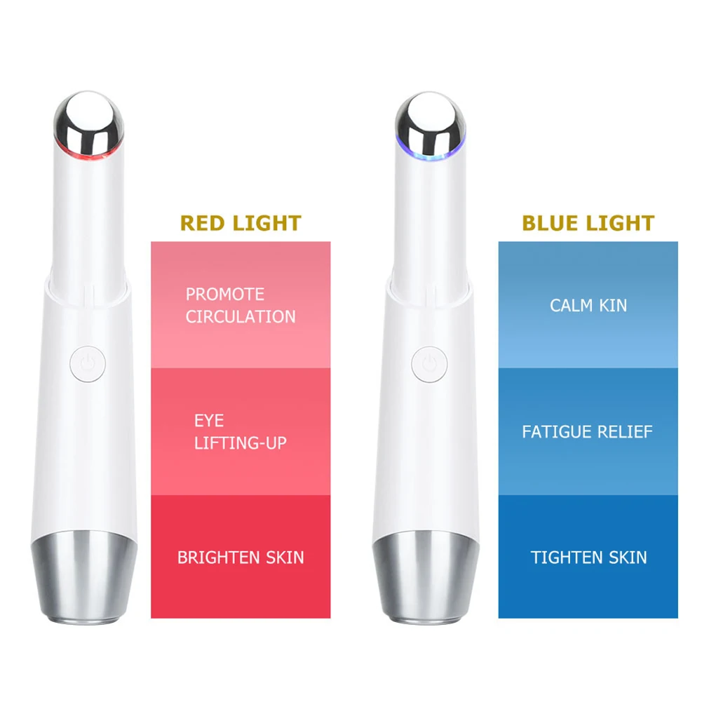 

Electric Eye Massager Anti Wrinkle Lifting Dark Circle Beauty Care Portable Pen Essence Importer Rechargeable Massage Device