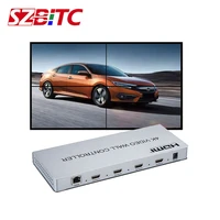 szbitc video wall controller 2x2 4k video processor 180 degrees rotation hdmi dvi 3 5mm audio with remote control for lcd tv