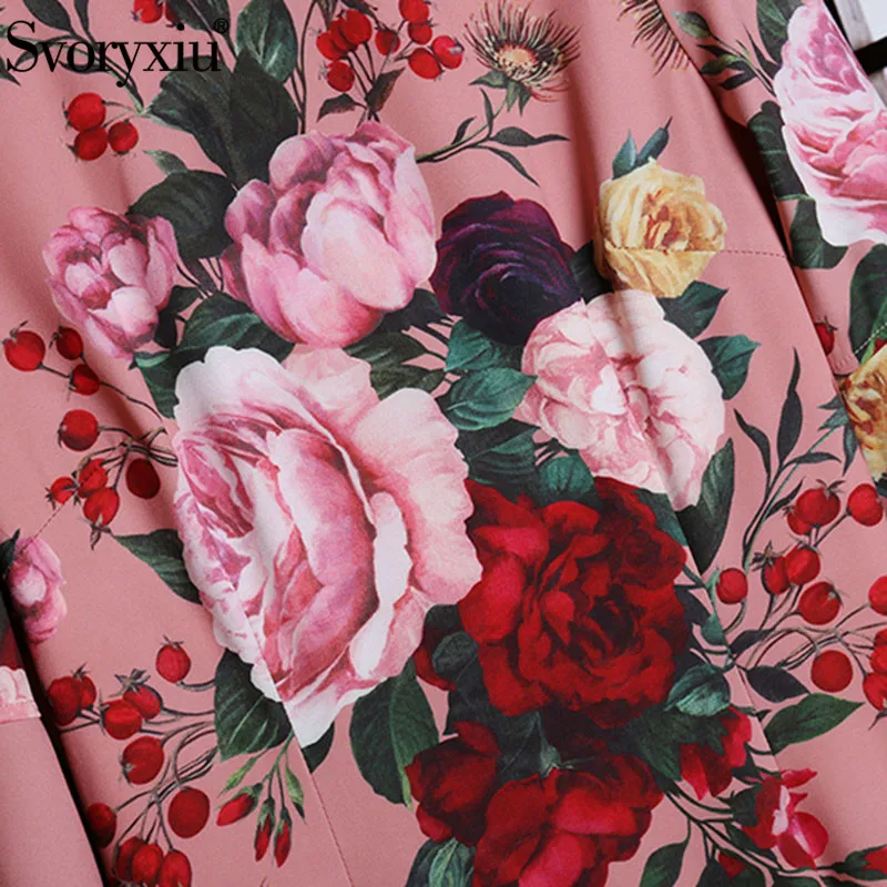 Svoryxiu женские осенне-зимние Подиумные платья русалки элегантные расширяющиеся к