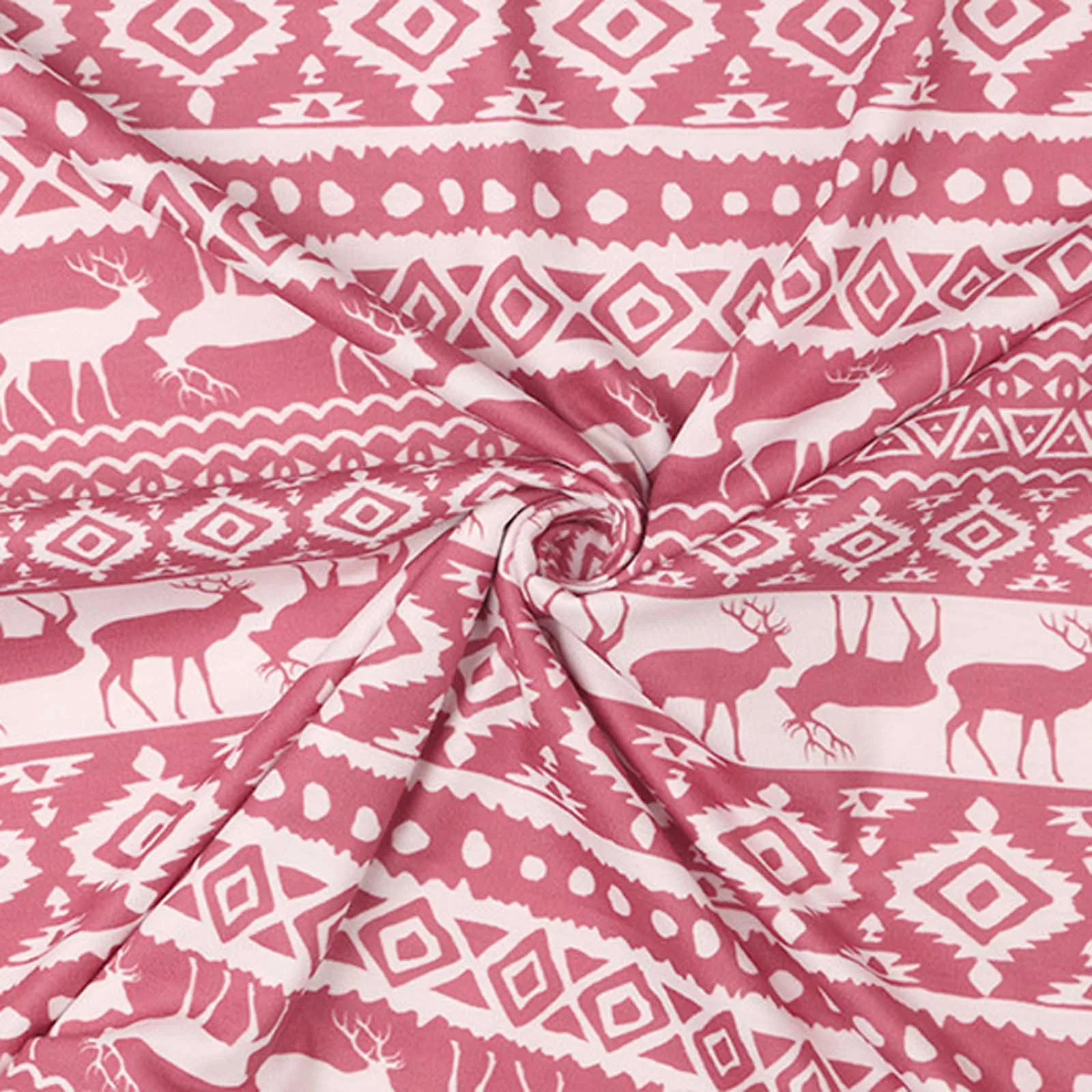 

Women Winter Christmas Elk Printed Pajama Sets Full Sleeve Suit Fashion Adult New Year Clothes Top Pants Xmas Sleepwear 2021