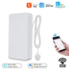Сигнализация Zigbee Tuya для дома, автономный датчик утечки воды, детектор, система оповещения о переполнении