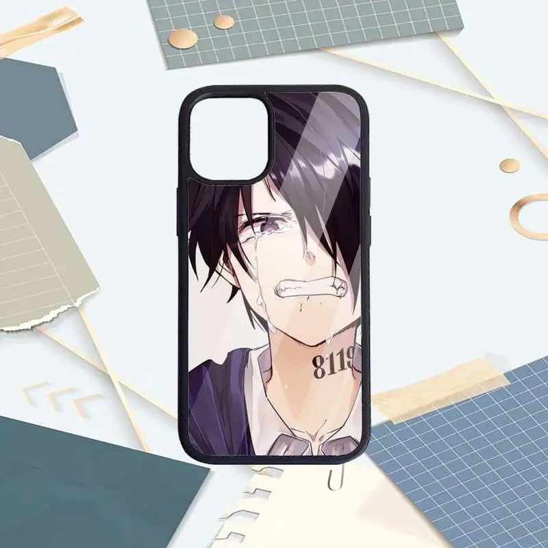

The Promised Neverland coque Phone Case PC For iPhone 11 12 pro XS MAX 8 7 6 6S Plus X 5S SE 2020 XR Fashion protective shell