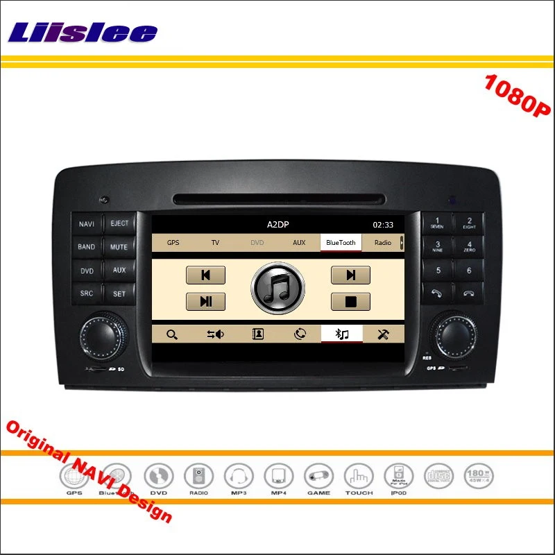 Для Mercedes Benz SLK R171 2004 ~ 2011 стерео радио CD DVD плеер GPS навигация 1080P экранная система