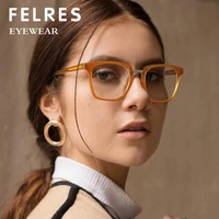 felres fashion anti fatigue blue light glasses female brand design cat eye optical eyewear frames women 2021 eyeglasses f2043