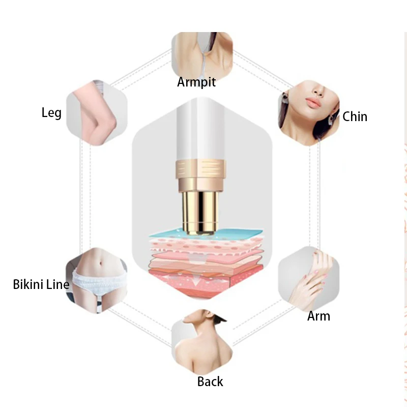 Электробритва мини триммер для удаления волос на теле бритва женщин эпилятор