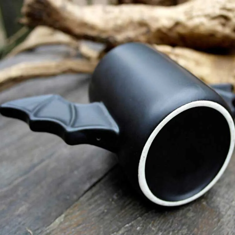 Новейшая креативная кружка с рисунком Бэтмена из керамики/фарфоровой летучей