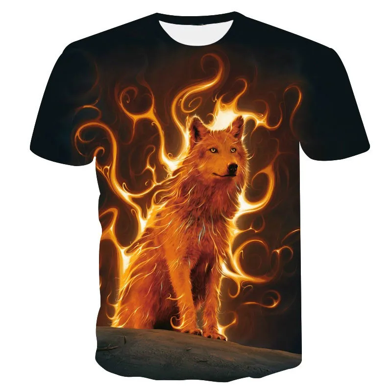 

Футболка с коротким рукавом для мальчиков, модная детская футболка с 3d-рисунком без героев мультфильмов, для лета