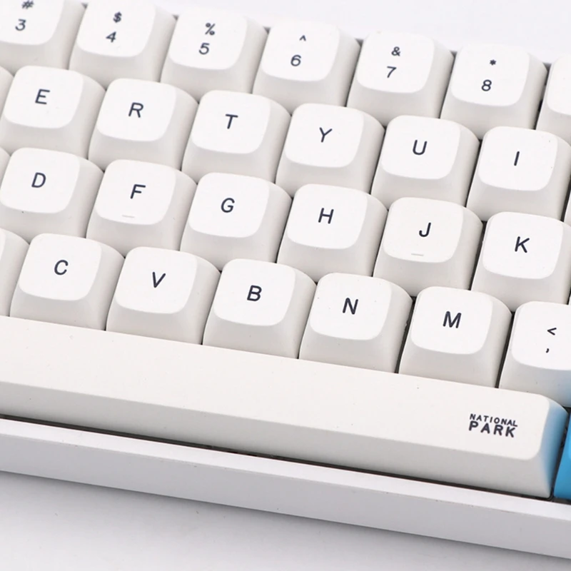 Клавиши PBT с сублимационной печатью в национальном парке 132Key для cherry 3000 3494 GK61 64 87