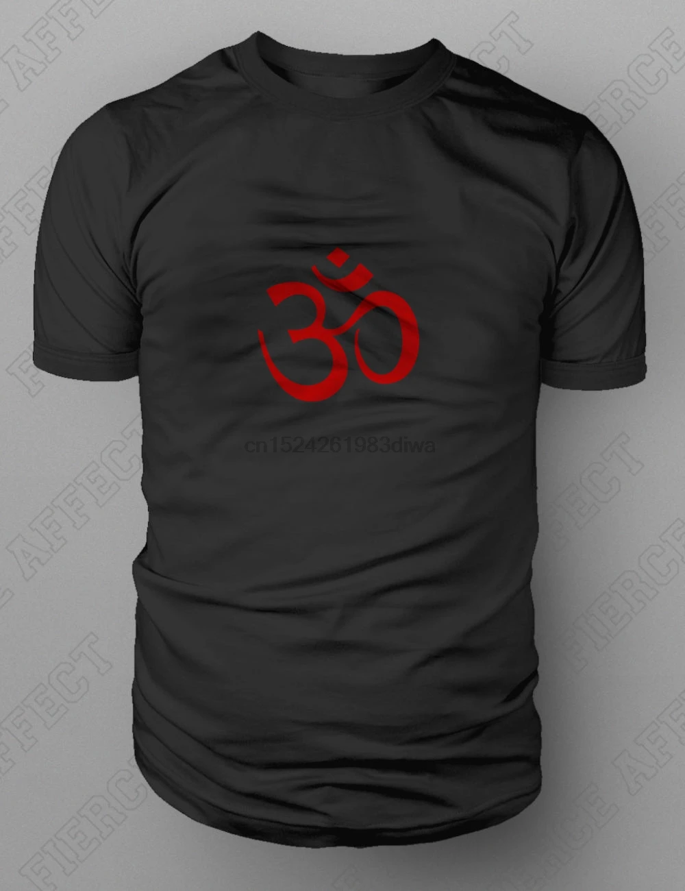 

HINDU AUM OM OHM Devanagari symbol T-shirt Hinduism Buddhism S-XXL Black New