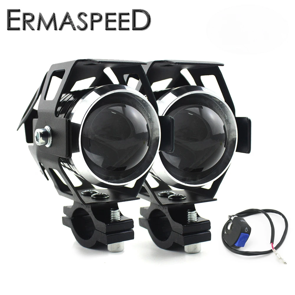 Мотоцикл светодиодный фары Противотуманные дополнительные прожекторы для