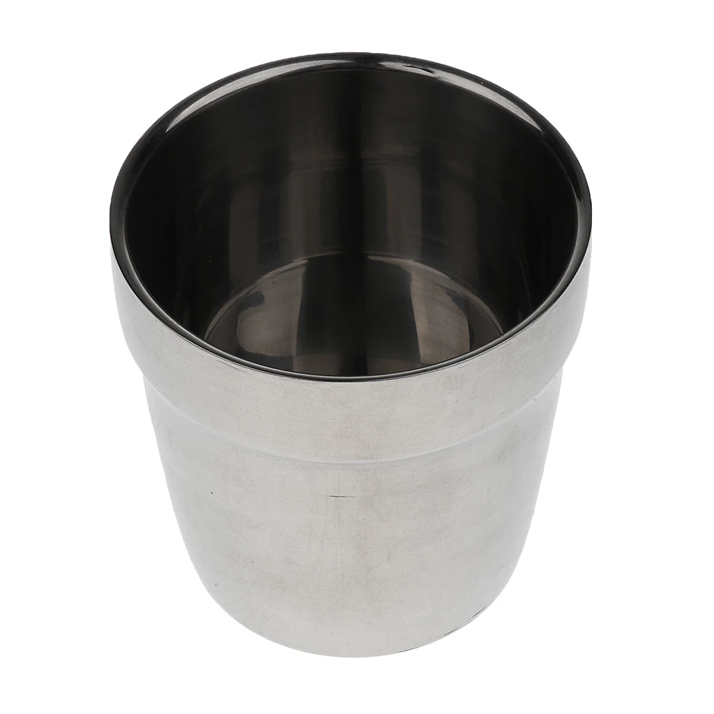 Mini Stainless Steel Coffee Mugs Drink Cup Beer Wine Double Walled Insulated Travel Mug for Hot &amp Cold Drinks (16oz) | Дом и сад