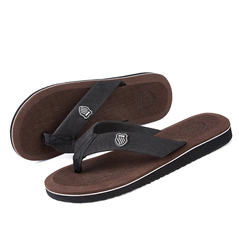 

Summer Stylish Soft Men's Flip Flops Comfortable Open Toe Non-slip Men Slippers Outdoor Beach Slippers Men pantuflas zapatillas