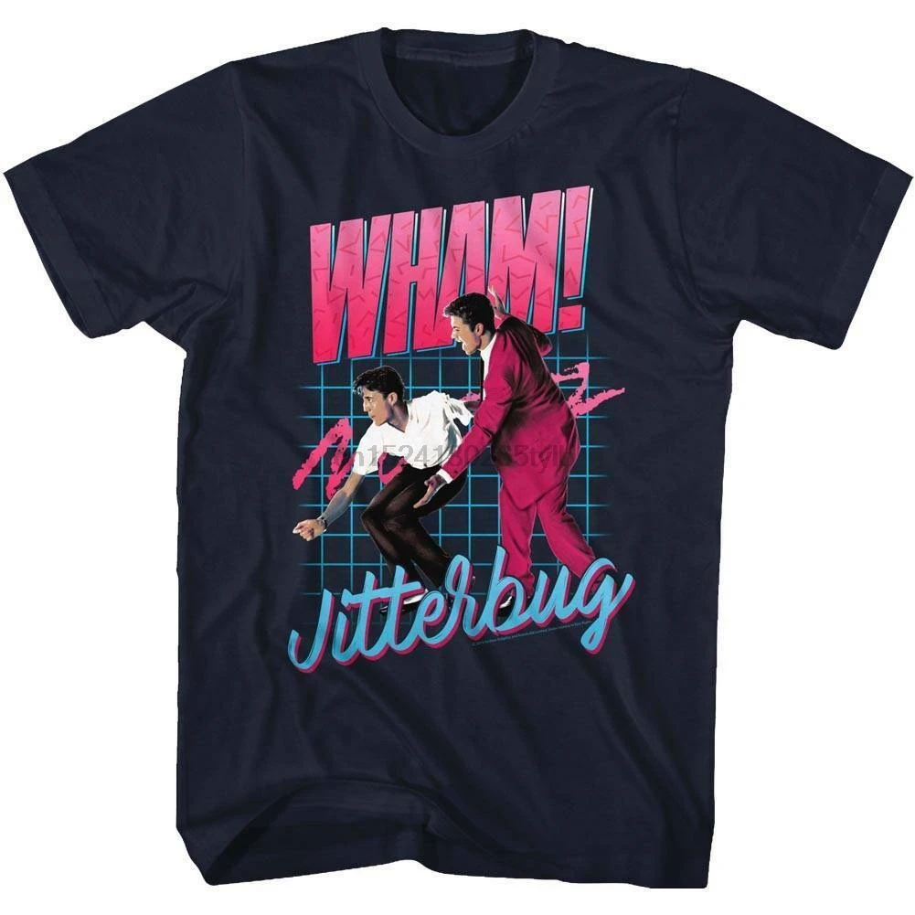 Черная взрослая футболка Wham Jitterbug |