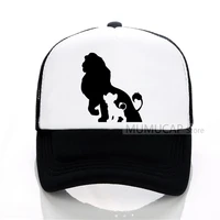 the lion king trucker caps lion funny hat cap men hakuna matata baseball cap cool summer mesh net trucker cap hat for men