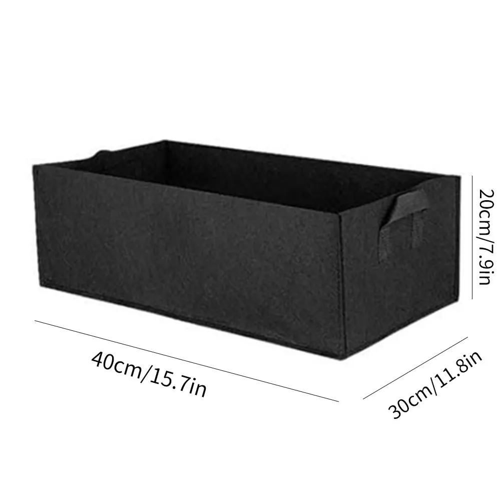 

5PCS Gallon Grow Bags Felt Grow Bag Gardening Fabric Grow Pot Vegetable Growing Planter Garden Flower Planting Pots For Planting