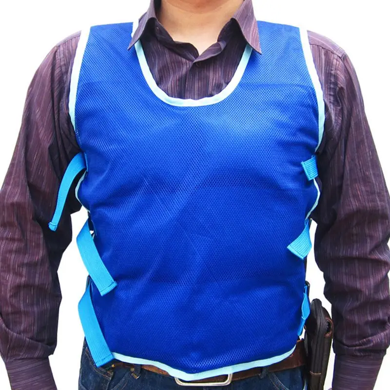 

Summer Cooling Vest With 24PCS Ice Packs And 2 Insulated Bag ICY Cooling Vest Heat Resistant Apron For Men and Women