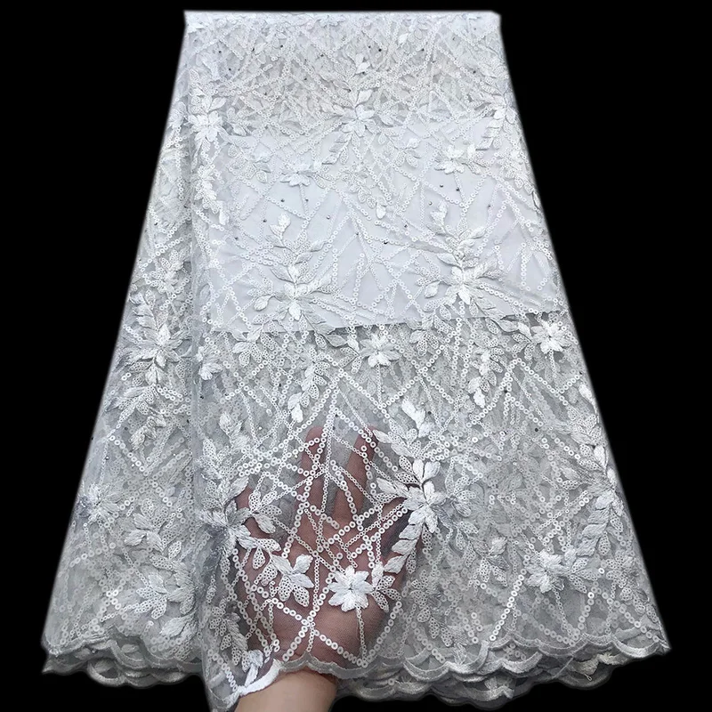 

French net lace fabric women dress wonderful sequins strips and vines pattern HS240,Top selling good design French Lace Fabric