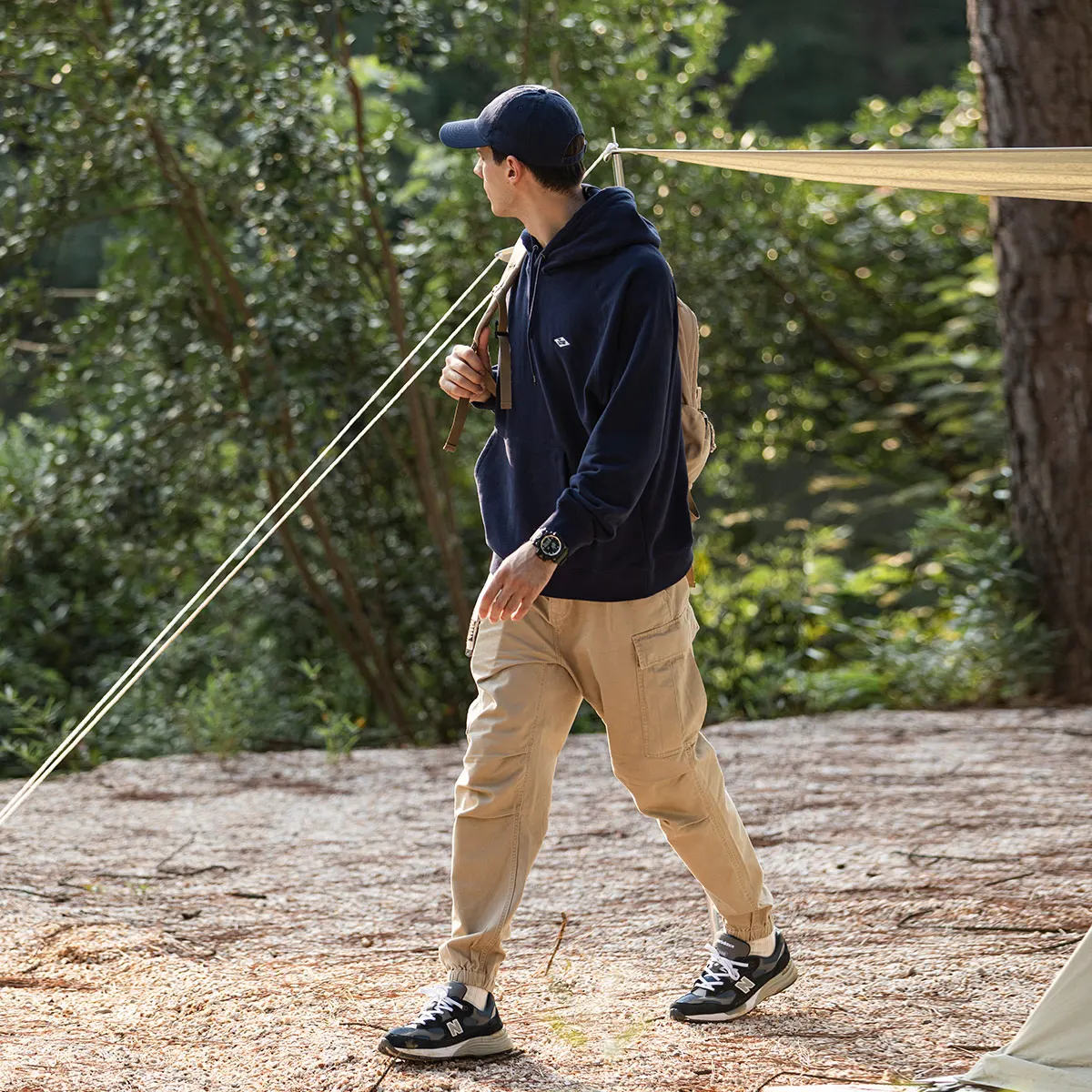 SIMWOOD 2023 осень зима новые теплые флисовые толстовки мужские с логотипом вышивка