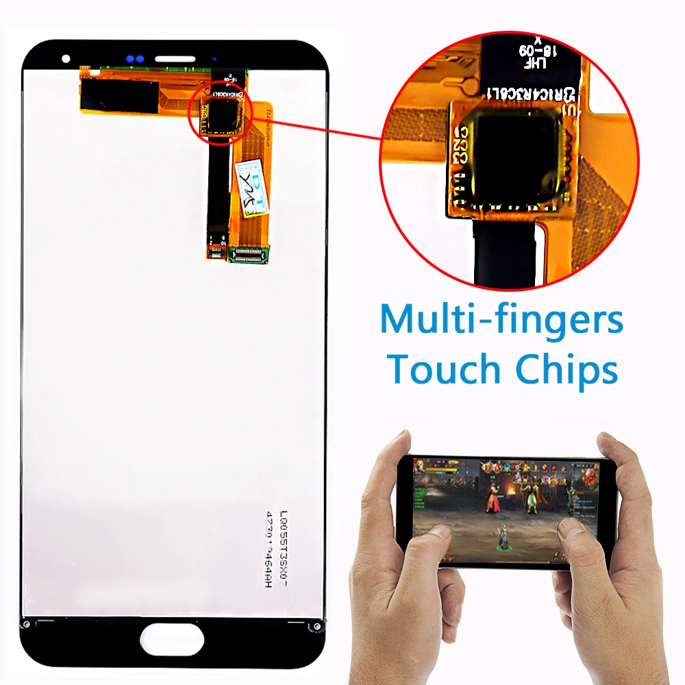 ЖК дисплей качества AAA для Meizu M2 Note кодирующий преобразователь сенсорного экрана