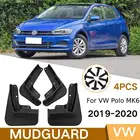 Брызговик для Volkswagen VW POLO MK6 AW 2019  2020, аксессуары для стайлинга 4X, грязезащитный щит, защита от брызг
