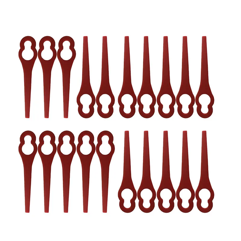 

20pcs Plastic Blades Leaf For Parkside Cordless Lawn Trimmer PRTA 20-Li A1 - LIDL IAN 311046 Cutter Replacements
