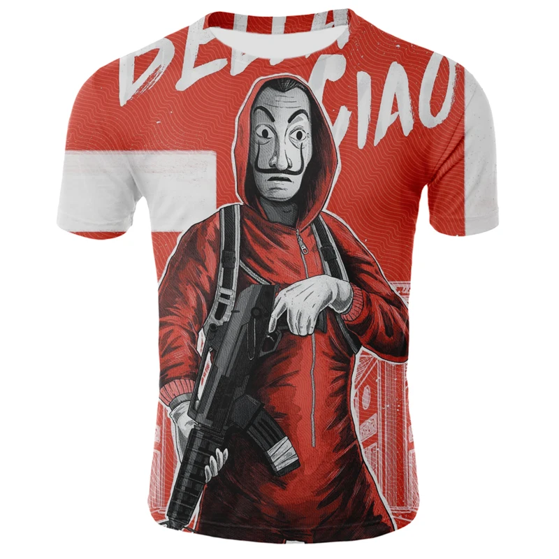 Новинка Лидер продаж Клоун 3D футболка с рисунком мужские клоун уход за кожей лица