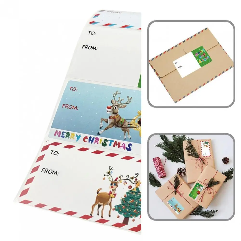 

Прямоугольные художественные бумажные прямоугольные рождественские метки