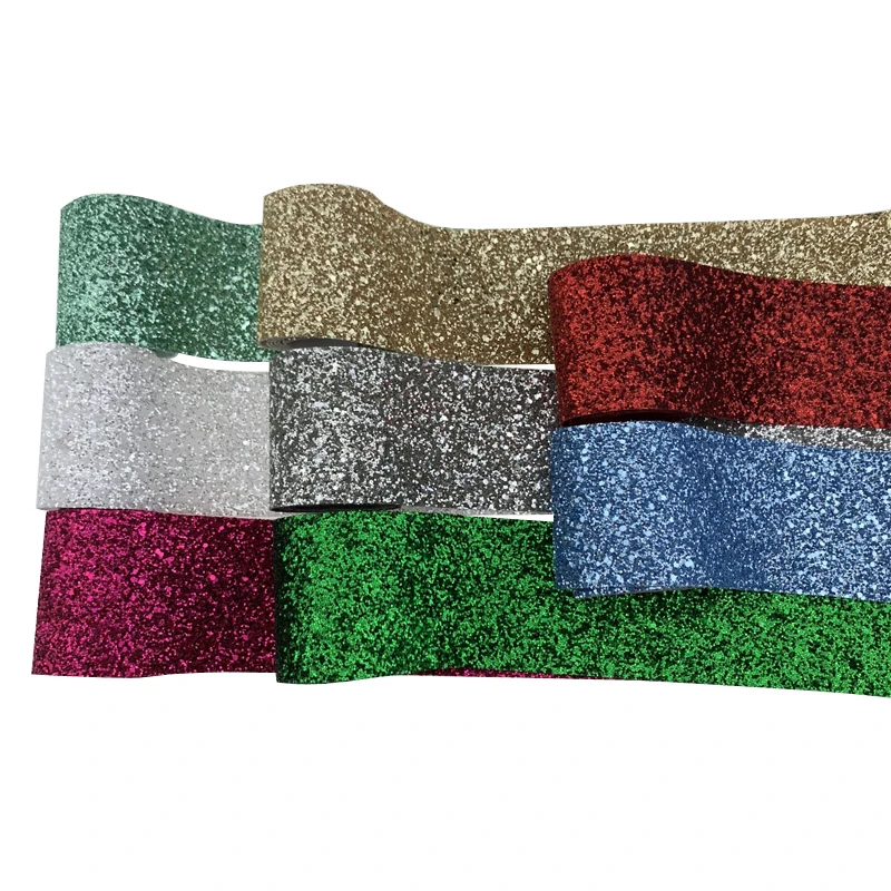 3 дюйма (75 мм) Массивная блестящая кожаная лента для DIY волос бант подарочная