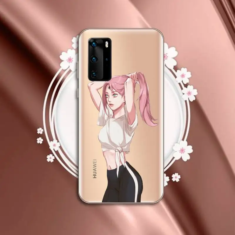 

naruto cartoon funny aesthetic Phone Case Transparent for Huawei P honor 8 10i 20 30 40 smart 2019