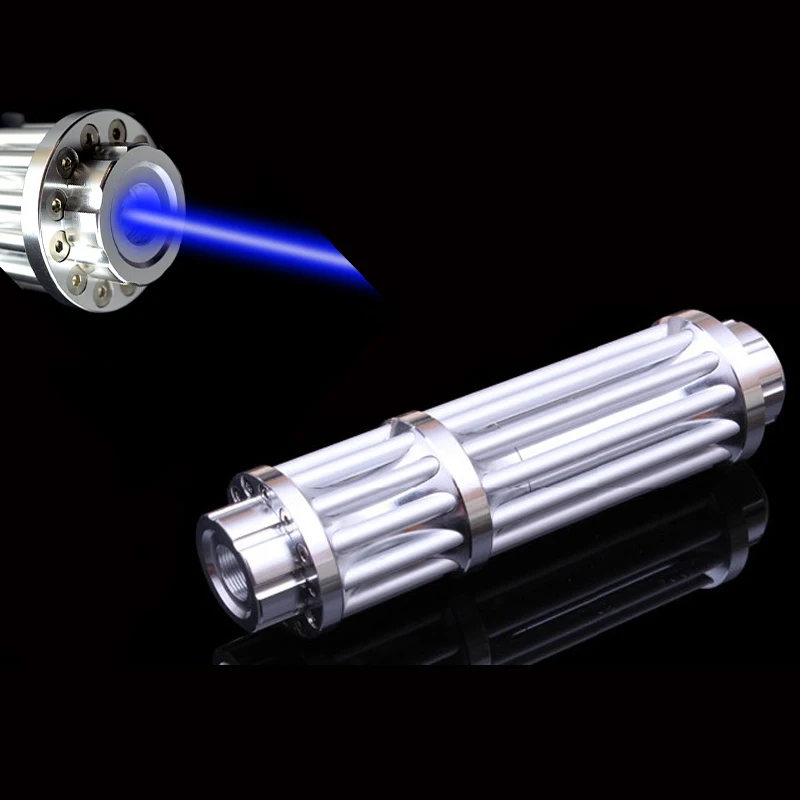 Высокая мощность 5000000 м синие лазерные указки 450нм лазер флэш-светильник горящая