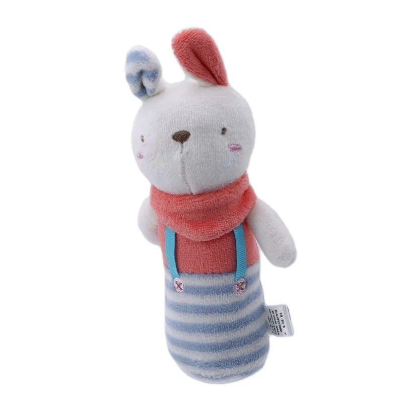 

Cartoon Animal Hand Bell Rattle Soft Rattle Toy Baby Rattle Mobiles Baby Toys Cute Plush Bebe Toys For 0-12 Months Baby