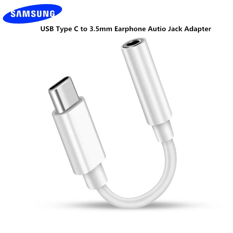 Оригинальный аудиокабель для наушников Samsung с разъемом USB Type C на 3 5 мм адаптер