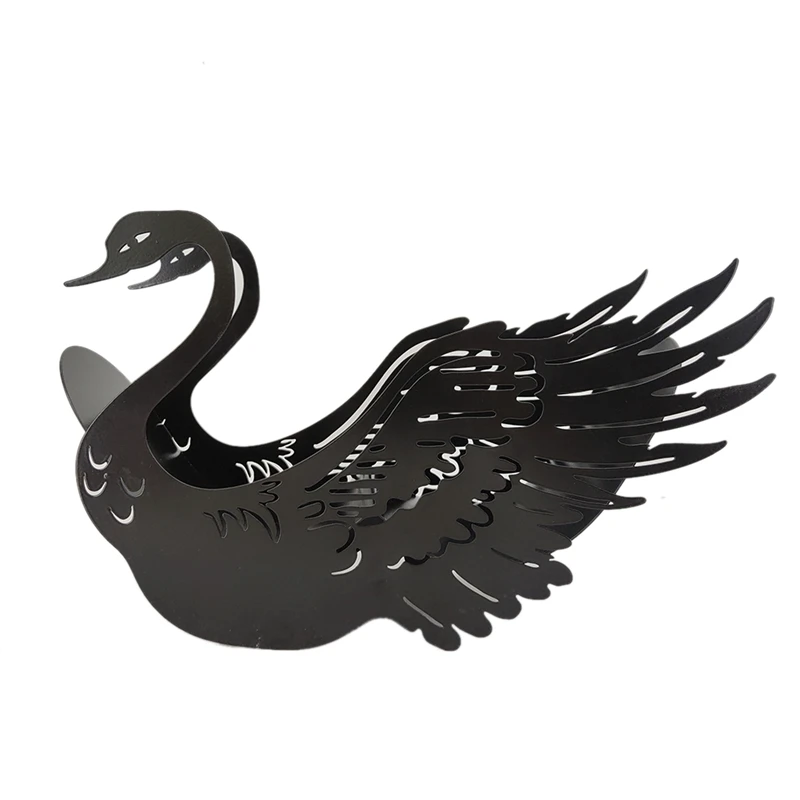 

Swan Shaped Toilet Paper Roll Holder Bathroom Kitchen Accessories Tissue Storage Stand Rack Cast Iron Roll Storage
