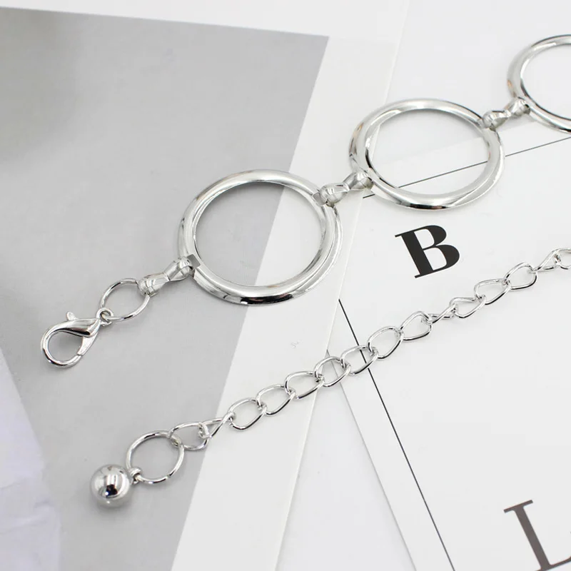 

Fashion Chain Belt Women Lady High Waist Gold Belts Waistband For Party Jewelry Dress Metal Chain Belt round Metal Chain