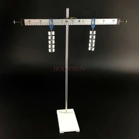 lever ruler and bracket mechanics test examination with metal aluminum alloy 50 grams 10 hook code