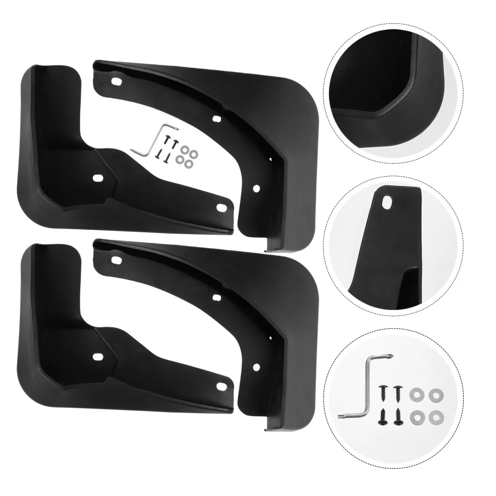 

4Pcs Useful Car Mudguards Simple Vehicle Tyre Mudflaps Compatible with Verano GS