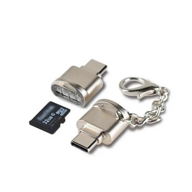 Мини-устройство для чтения карт памяти Type-C USB3.1 Micro SD TF адаптер OTG телефона Macbook