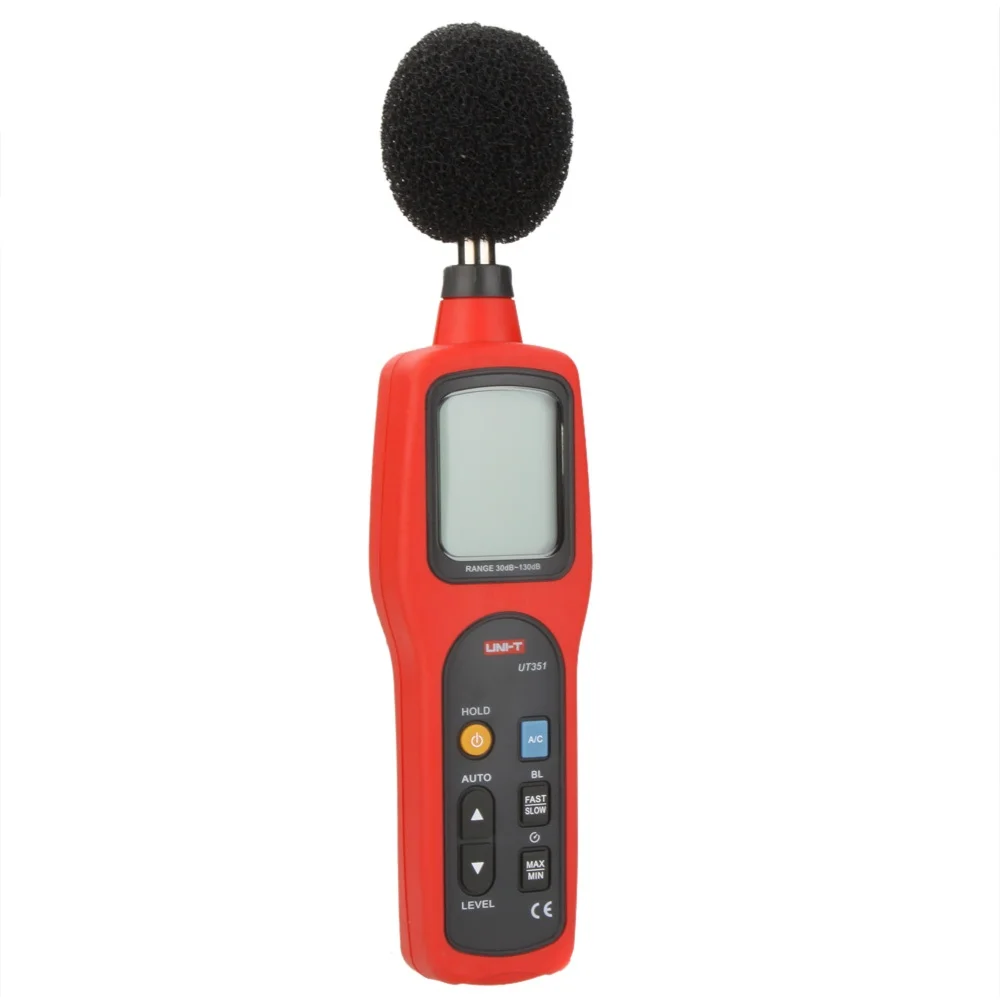 

UNI-T UT353 Профессиональный Мини цифровой измеритель уровня шума децибел мониторинг индикаторные тестеры 30 ~ 130 дБ