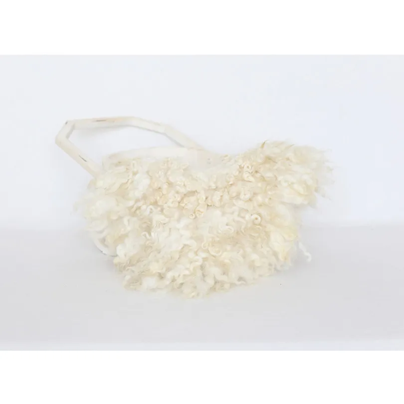 Кудрявое шерстяное одеяло для новорожденных корзина наполнитель реквизит