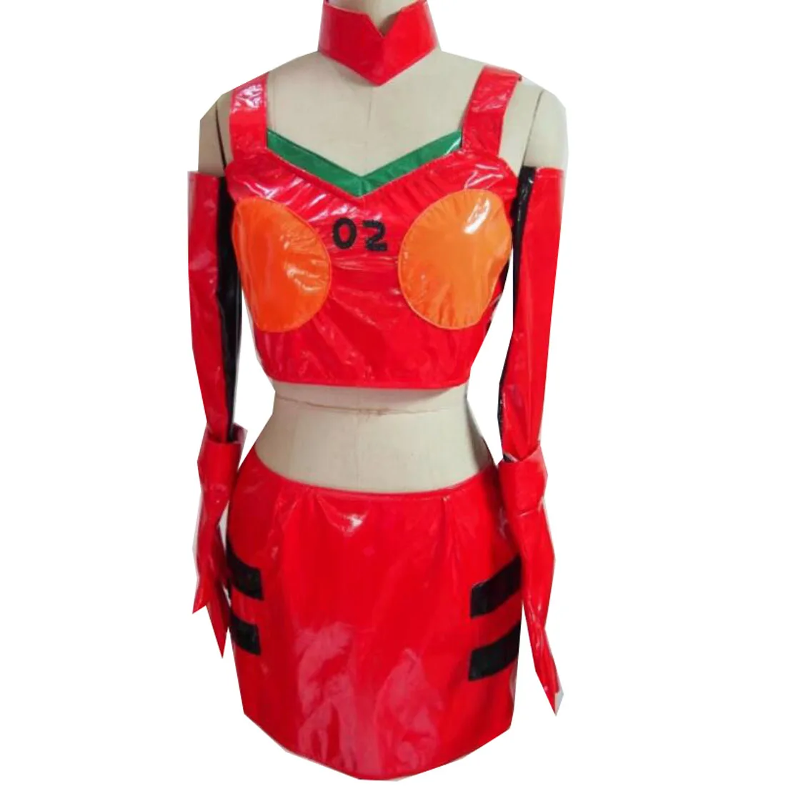 

2021 EVA Soryu Asuka Langley Cosplay Costume Battle Suit Custom Made Any Size