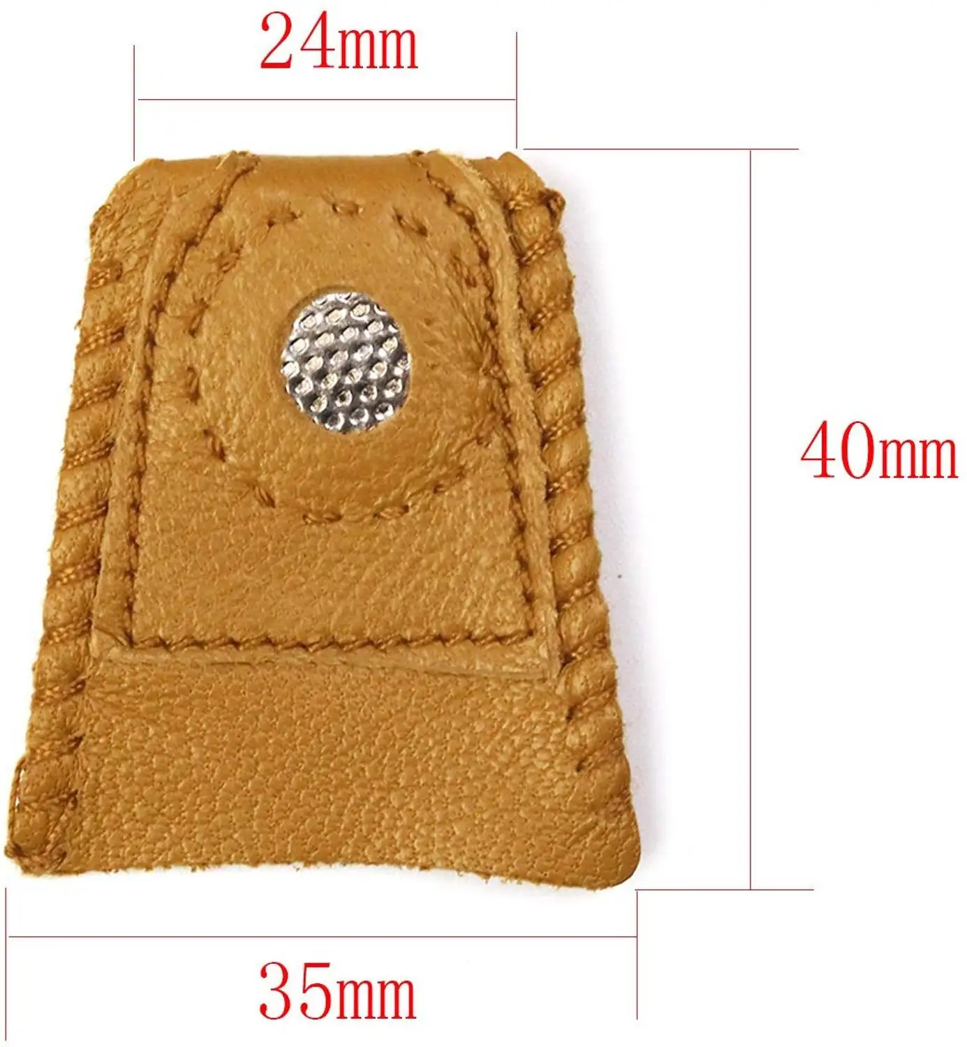 

1Pc Soft Leather Coin Thimbles High Quality Sewing Thimble Finger Protector Handmade Needlework Embroidery Sewing Tool