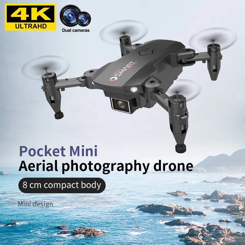 

Мини-Дрон L23 складной с двойной камерой 4K, Wi-Fi, FPV