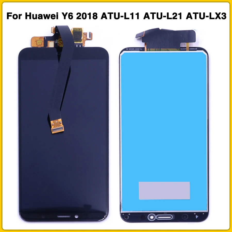 Новинка сенсорный ЖК экран Y6 2018 дюйма для Huawei зеркальный дисплей 5 7 сенсорная
