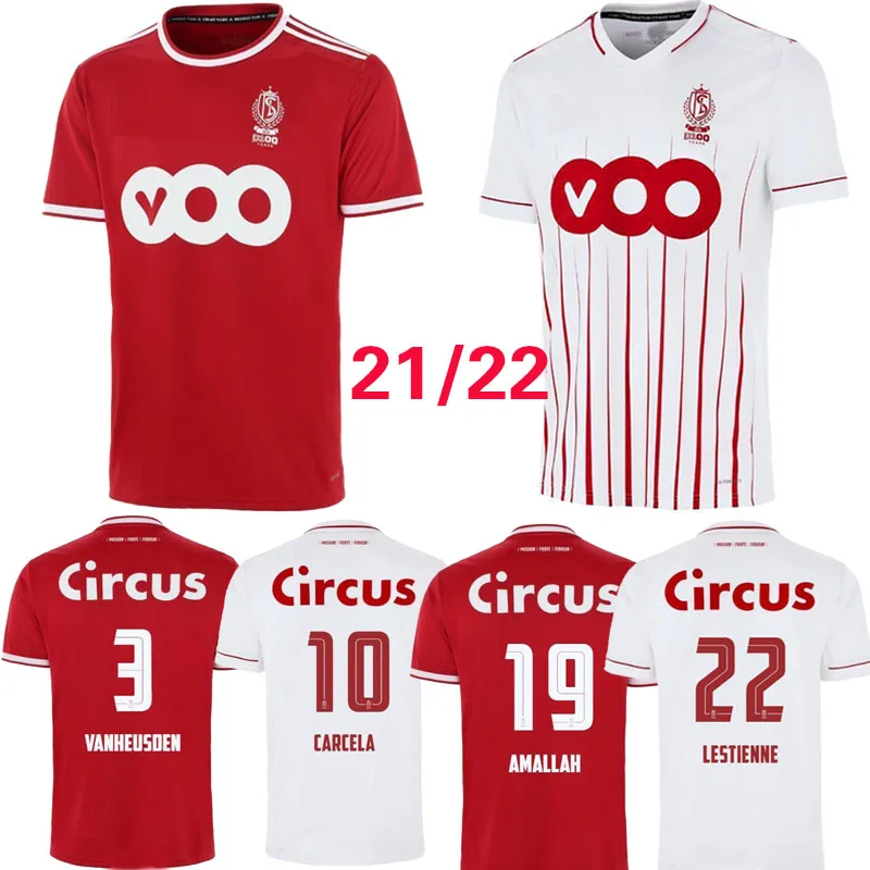 

21 22 Standard Liège soccer jerseys home away LIEGE VANHEUSDEN LAIFIS BASTIEN AMALLAH CIMIROT 2021 2022 JERSEY FOOTBALL SHIRTS