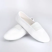 ushine eu22 45 indoor update white body shaping flat yoga teacher fitness gymnastics ballet dance shoes for children woman man