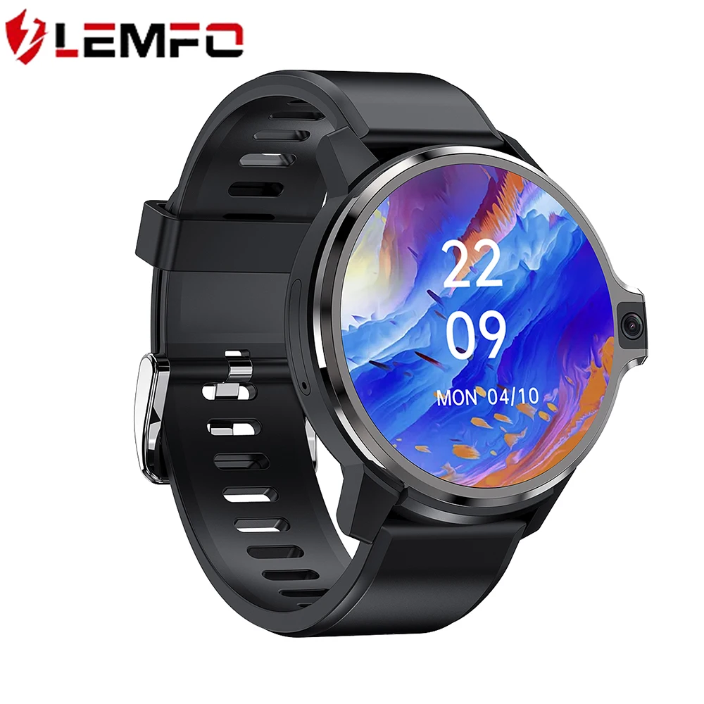 

LEMFO New Arrival LEMP 4G Dual system 1g+16g android 9.1 bracelet mode dual cameras blood oxygen smart watch fashion men women