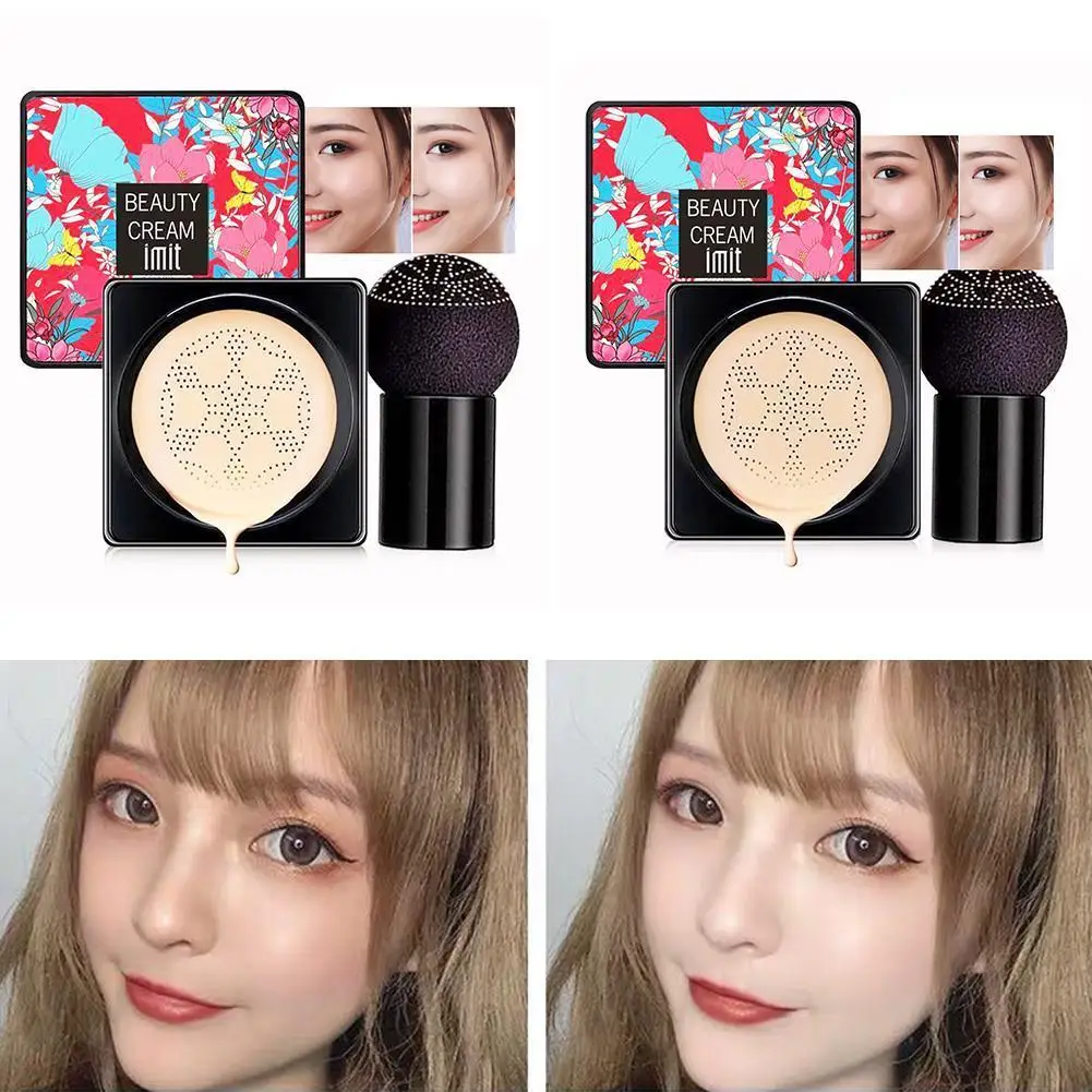 

Увлажняющий крем для макияжа в виде головы грибов, увлажняющий крем-основа для макияжа, BB крем для контроля жирности лица, M4V6, 1 шт.